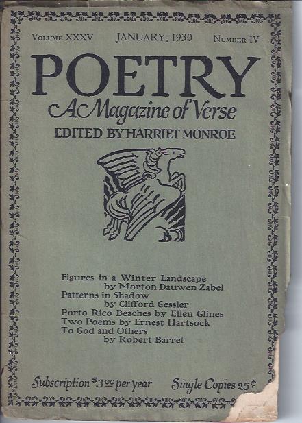 Image for Poetry, a Magazine of Verse January, 1930