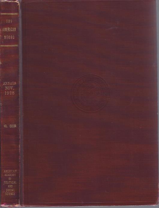 Image for The American Negro, The Annals,