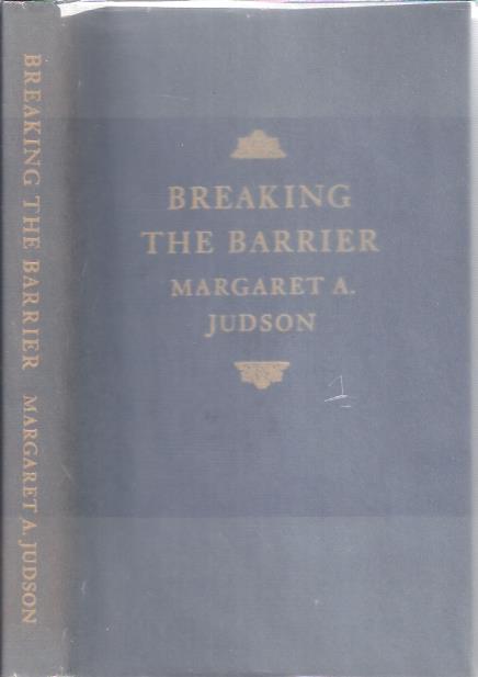Image for Breaking the Barrier : A Professional Autobiography by a Woman Educator and Historian before the Women's Movement
