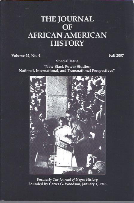 Image for The Journal of African American History, Fall 2007