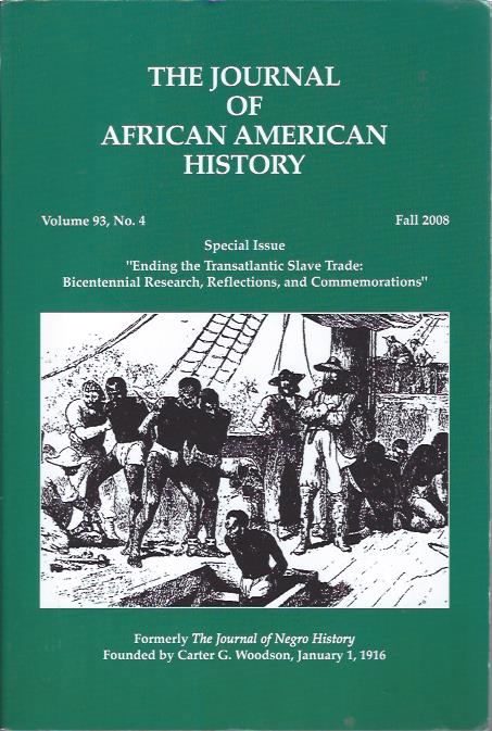 Image for The Journal of African American History, Fall 2008