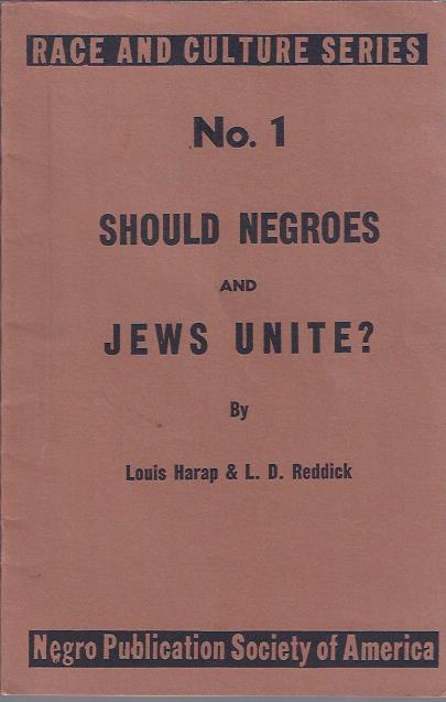 Image for Should Negroes and Jews Unite?