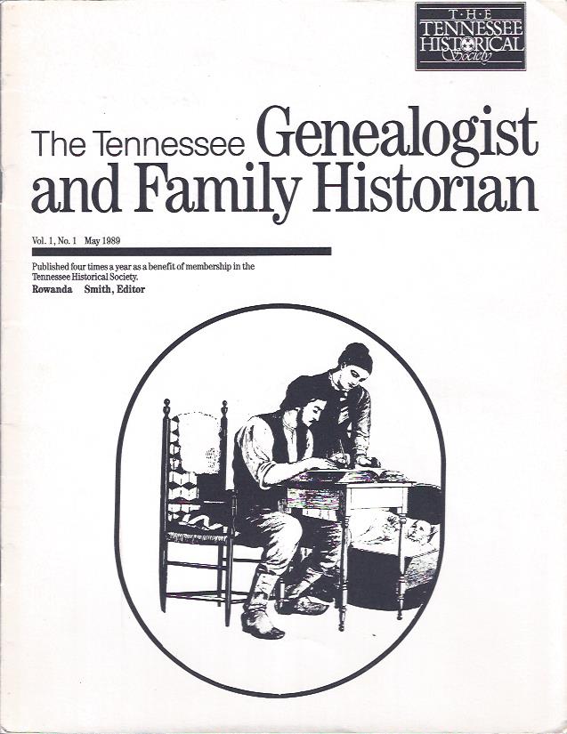 Image for The Tennessee Genealogist and Family Historian, May 1989