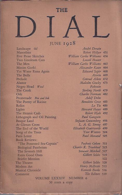 Image for The Dial, June 1928