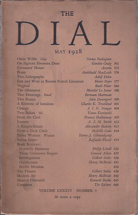 Image for The Dial, May, 1928