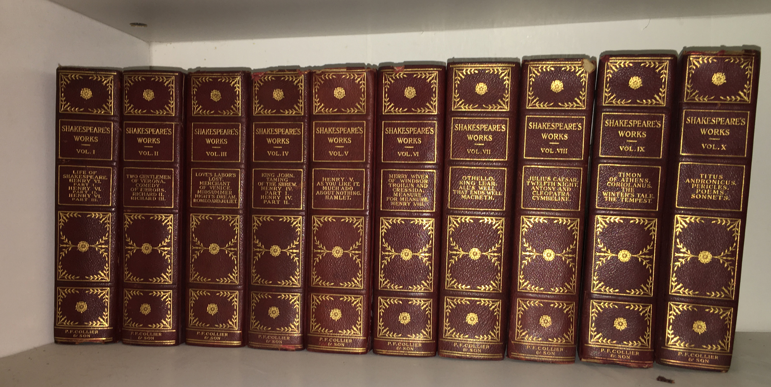 Image for The Works of William Shakespeare in Ten Volumes