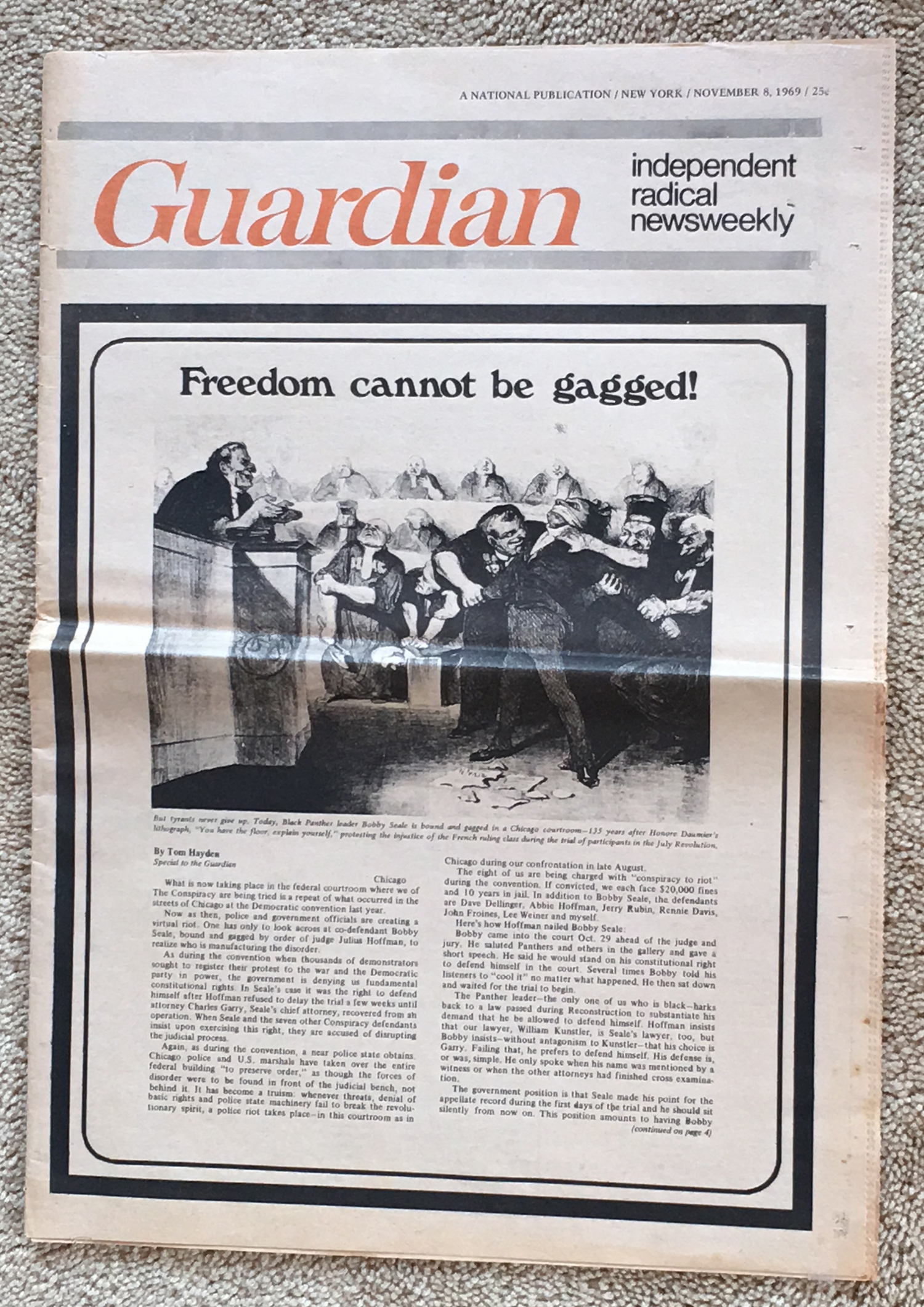 Image for The Guardian: Independent Radical Newsweekly, November 8, 1969