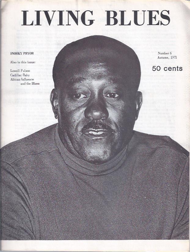Image for Living Blues : A Journal of the Black American Blues Tradition, Autumn, 1971