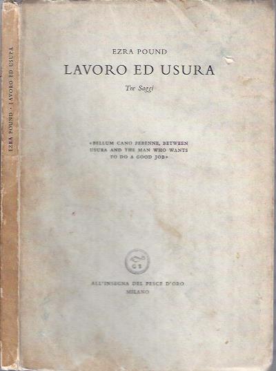Image for Lavoro Ed Usura: Tre Saggi