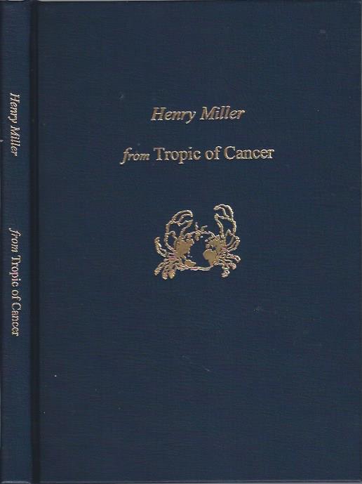 Image for Henry Miller from Tropic of Cancer, Previously Unpublished Sections