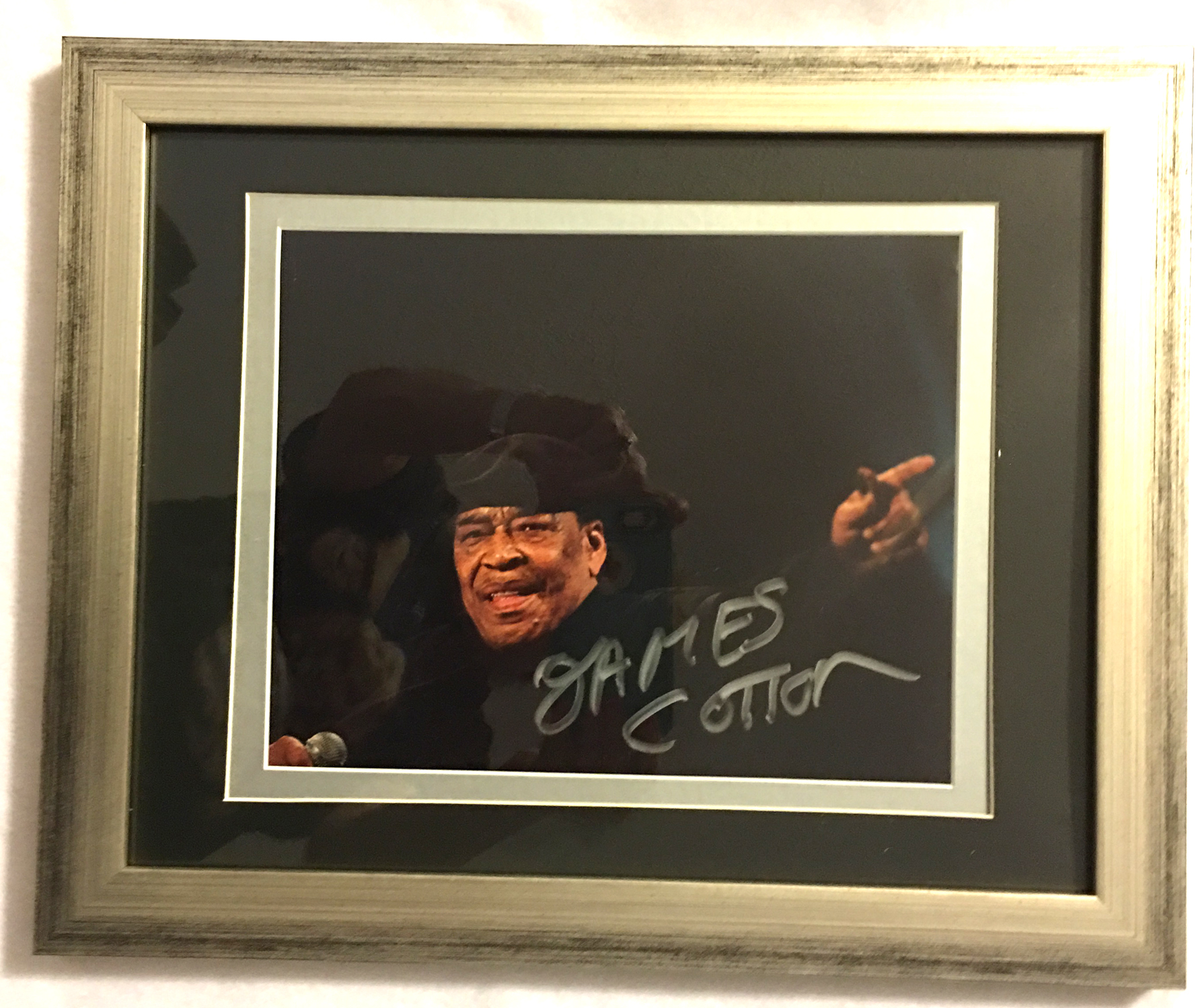 Image for Autographed Photo of James Cotton, Framed