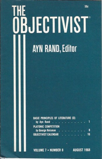 Image for The Objectivist, August 1968