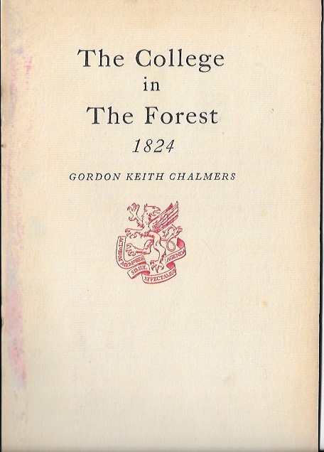 Image for The College in the Forest 1824