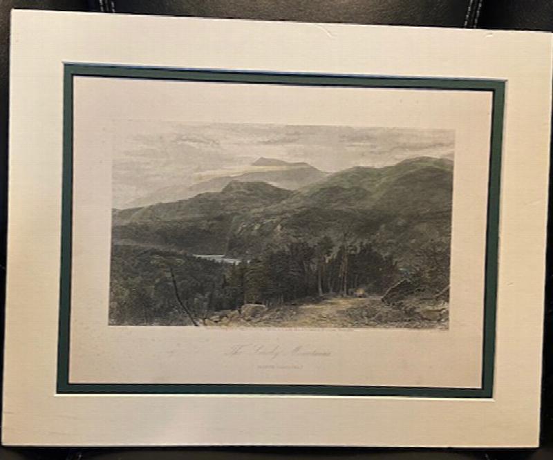 Image for Colored Steel engraving of The Smoky Mountains