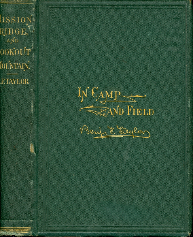 Image for Mission Ridge and Lookout Mountain with Pictures of Life in Camp and Field