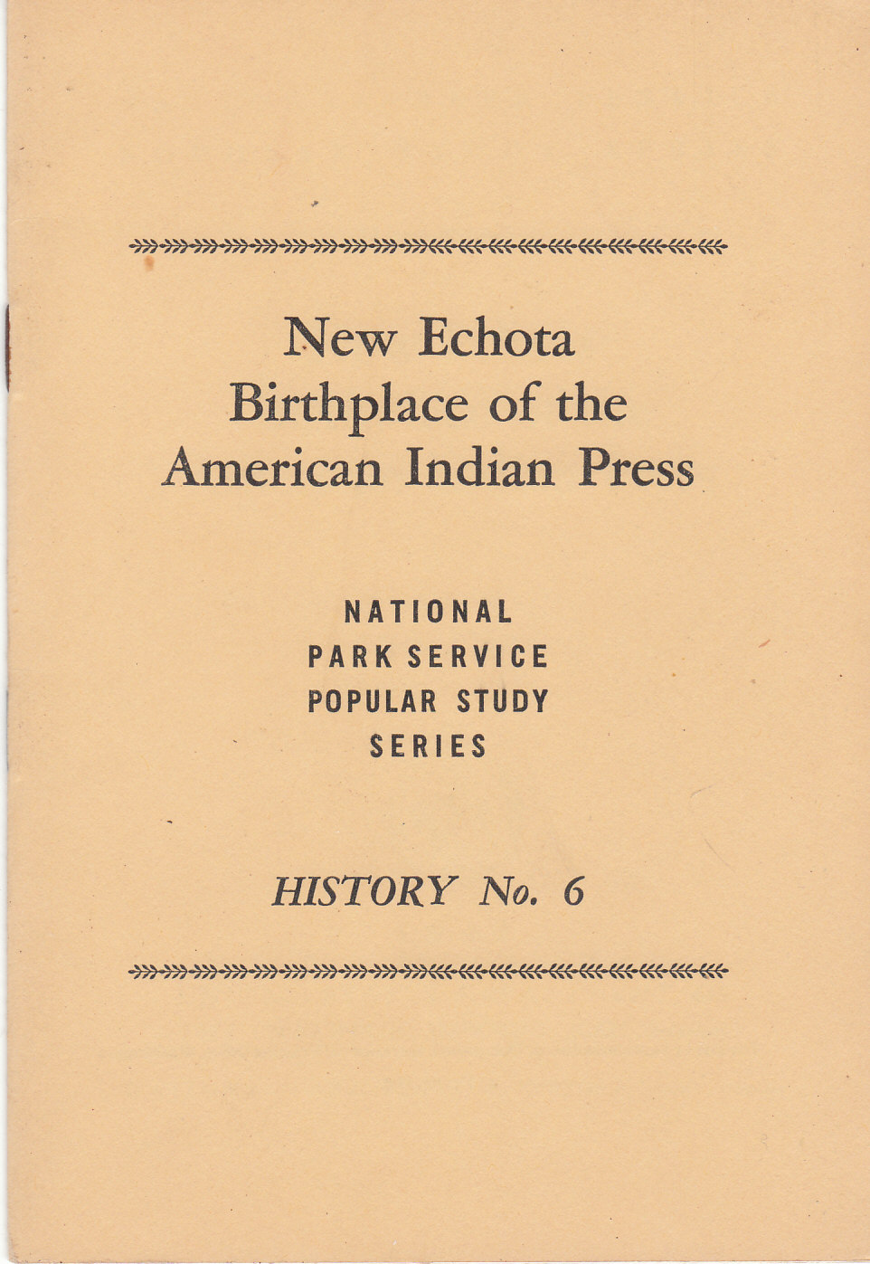 Image for New Echota Birthplace of the American Indian Press
