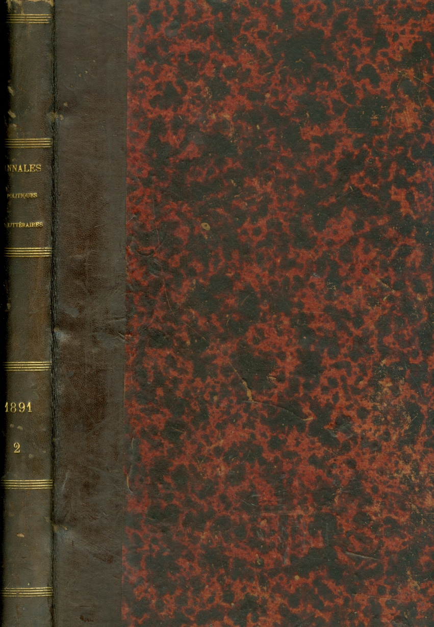 Image for Les Annales: Poltiques Et Literairies