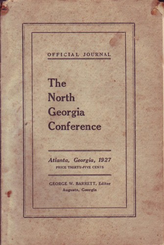 Image for Official Journal North Georgia Conference of the Methodist Episcopal Church, South, 1927