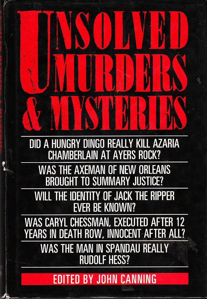 Image for Unsolved Murders and Mysteries