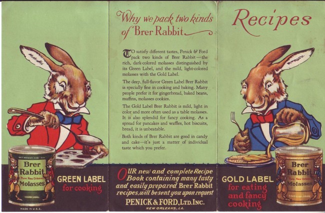 Image for Brer Rabbit Molasses Ad