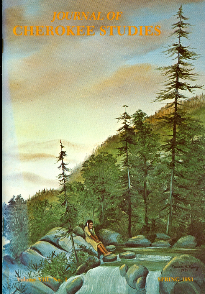 Image for Journal of Cherokee Studies