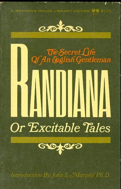 Image for Randiana or Excitable Tales The Secret Life of an English Gentleman