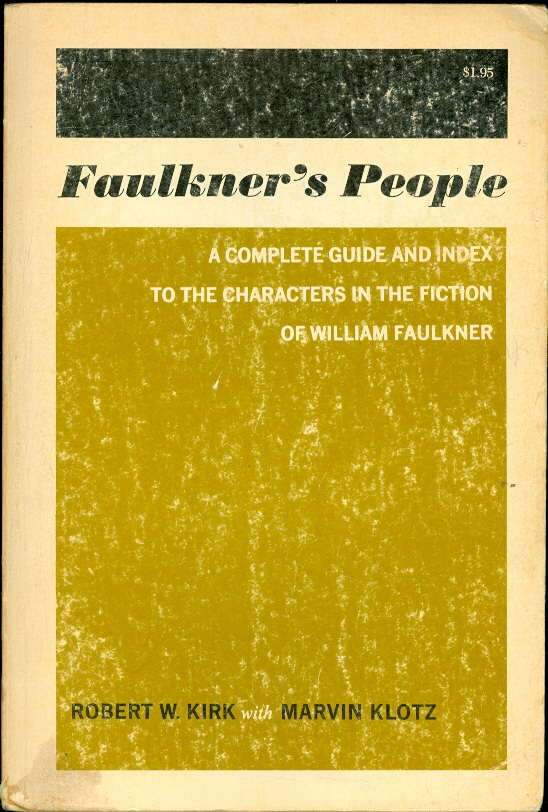 Image for Faulkner's People A Complete Guide and Index to Characters in Fiction of William Faulkner