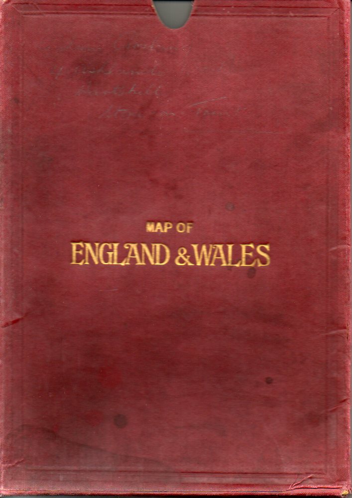 Image for Map of England and Wales Showing Railways, Roads and Distances (2 Folding Sheets)